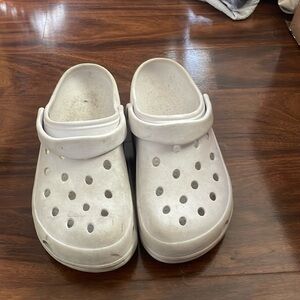 Off brand crocs in white!